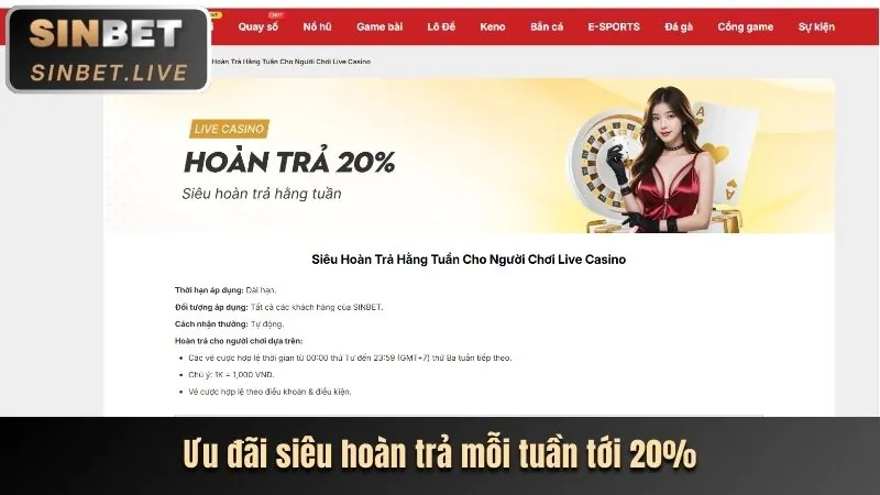 Hoàn Trả Thể Thao Cao Nhất Thị Trường
